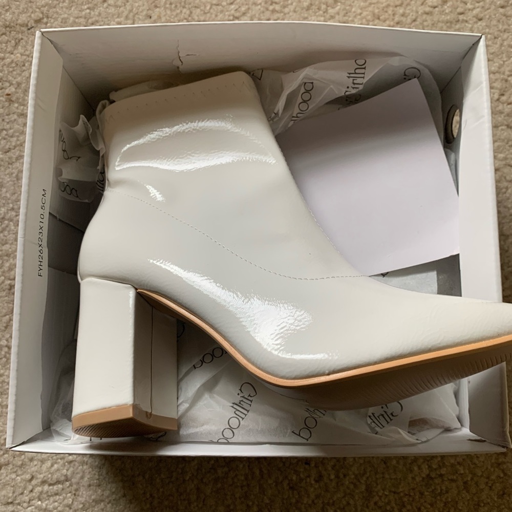 Walk the Walk Faux Patent Leather Boot